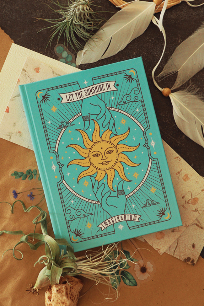 happiness journal turquoise